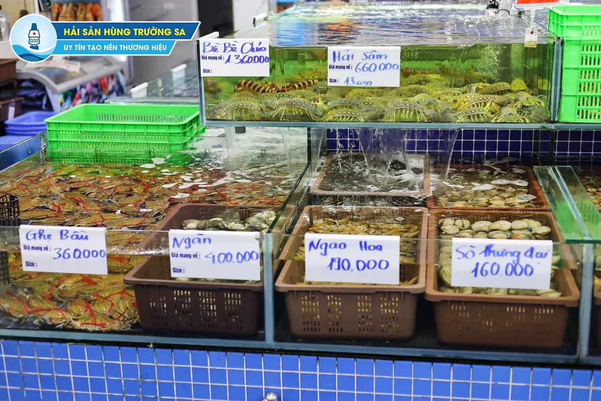 hệ thống hải sản hùng trường sa 2