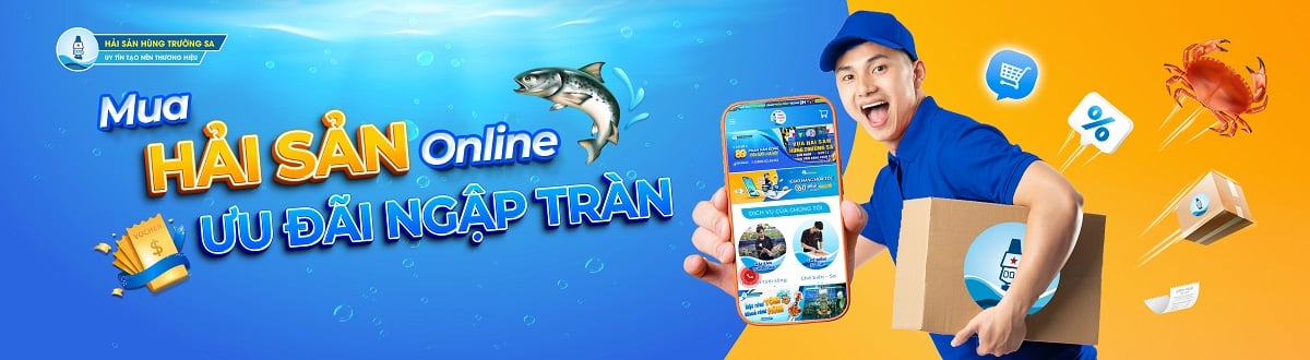 mua hải sản online nhiều ưu đãi