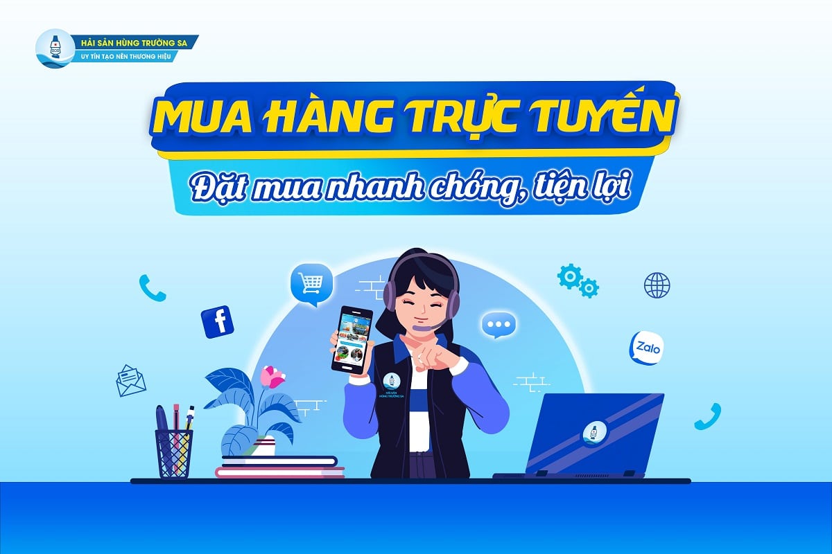 mua hải sản trực tuyến hải sản hùng trường sa