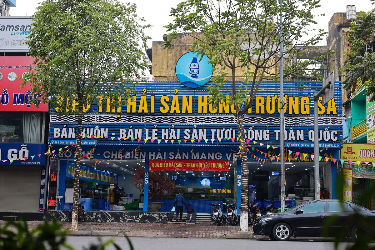 hệ thống hải sản hùng trường sa