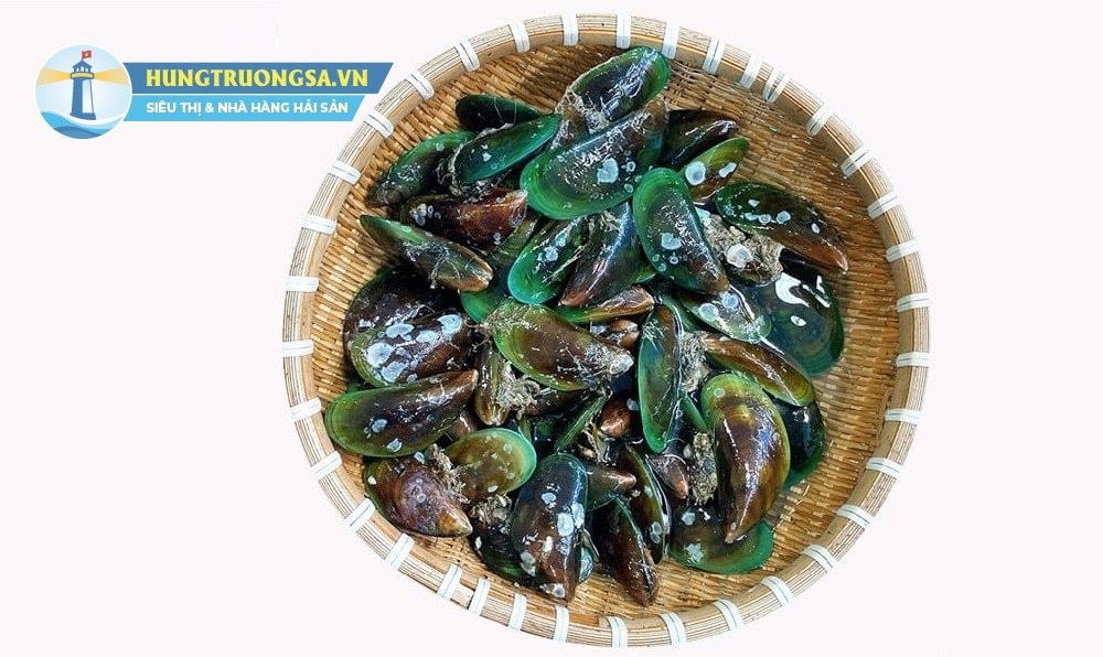 vẹm nướng mỡ hành