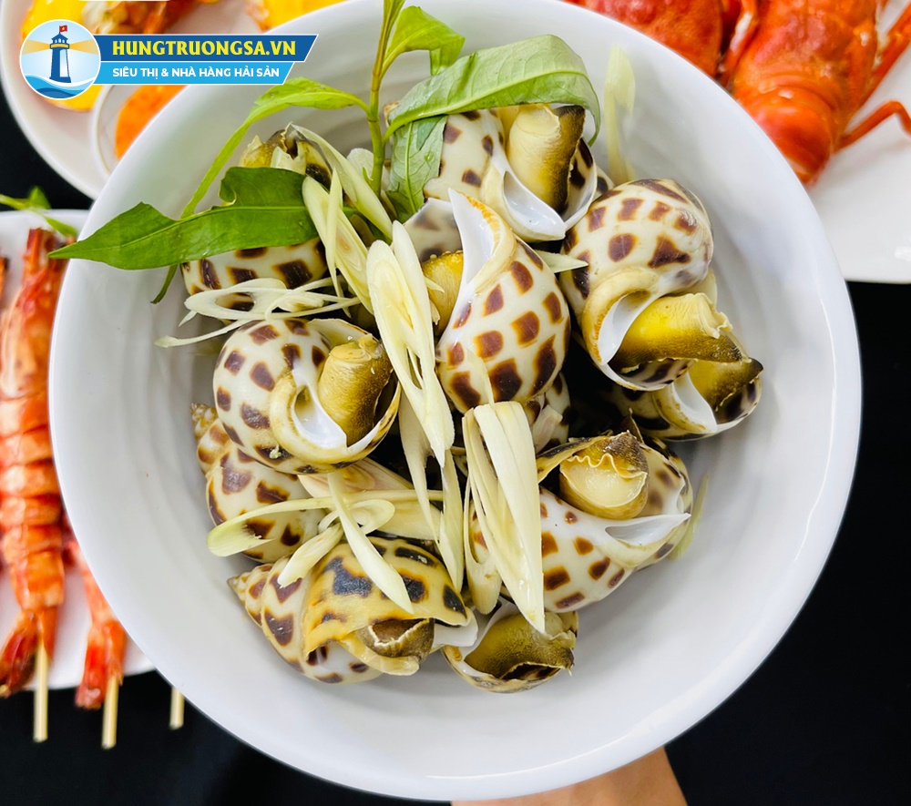 cách chế biến ốc hương hấp sả