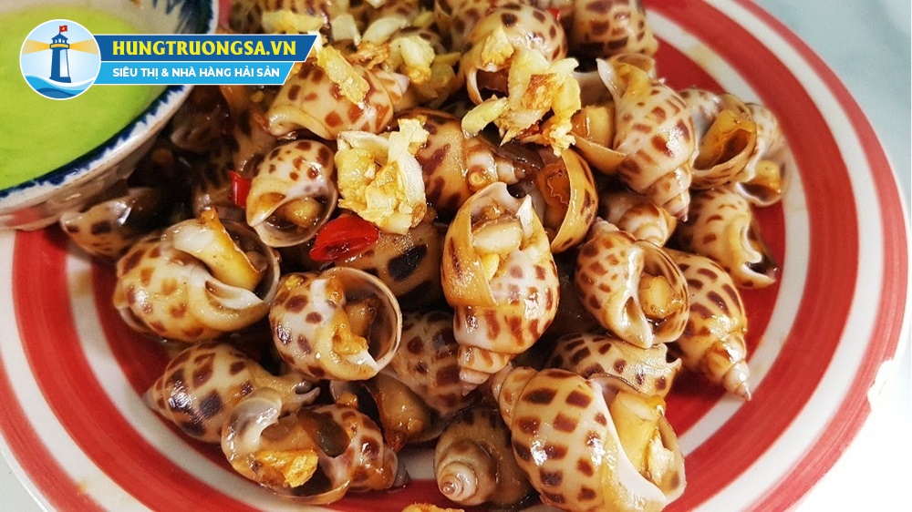 cách chế biến ốc hương cháy tỏi
