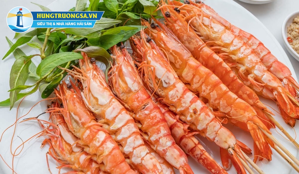 hải sản ngon dễ làm - tôm sú nướng mọi