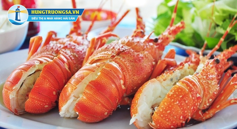tôm hùm bông hấp nước dừa