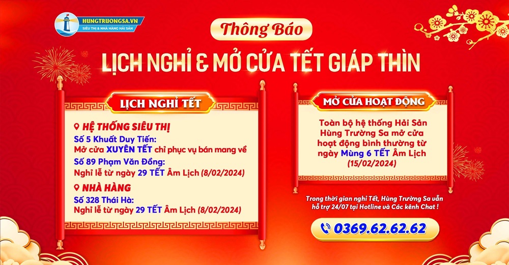 lịch nghỉ tết 
