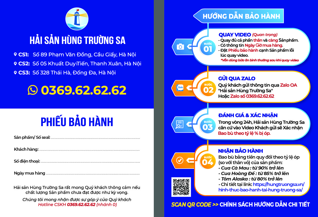 phiếu bảo hành
