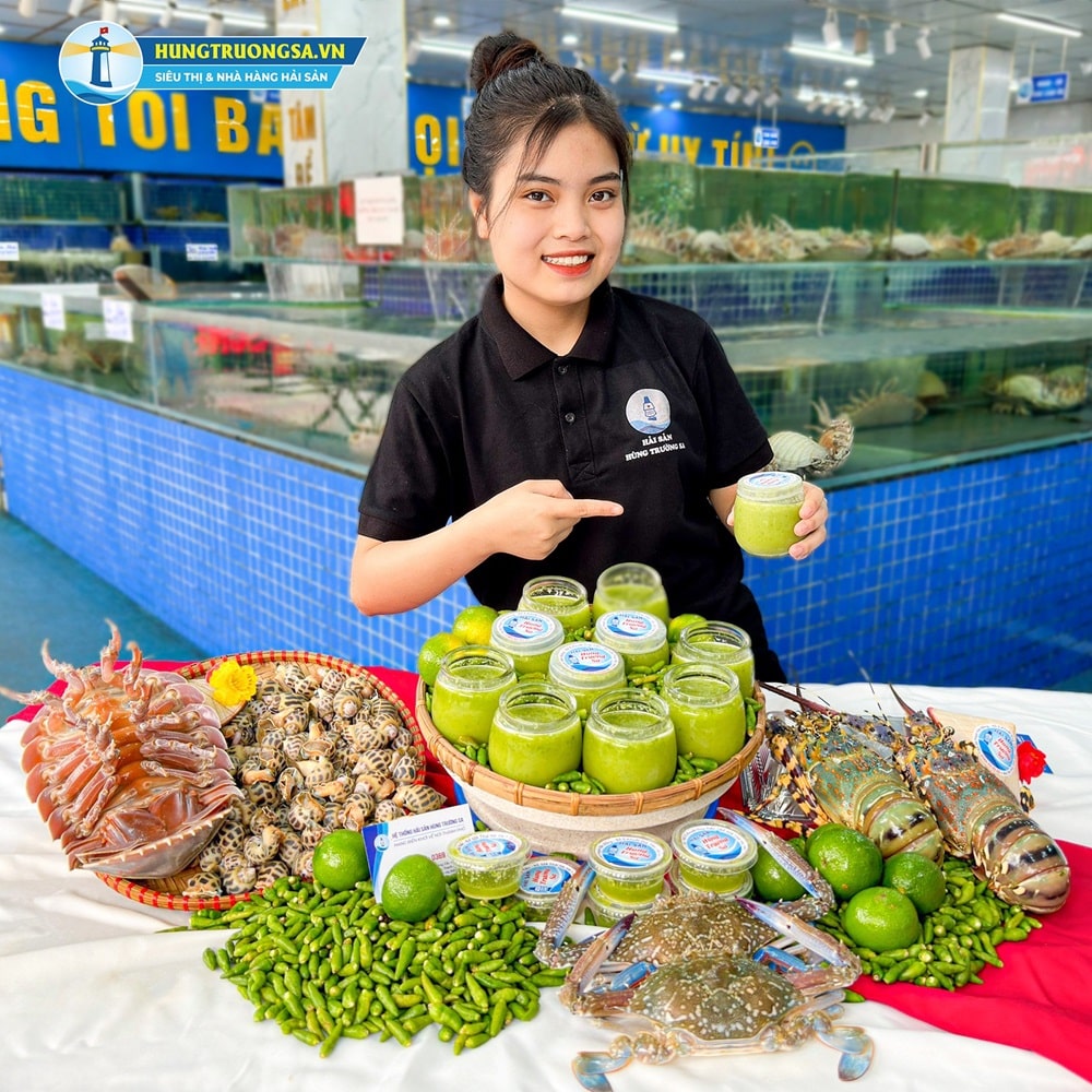 cách làm sốt chấm hải sản xanh 2 