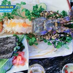 tôm hùm sashimi