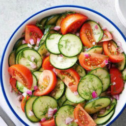 Salad Cà Chua Dưa Chuột