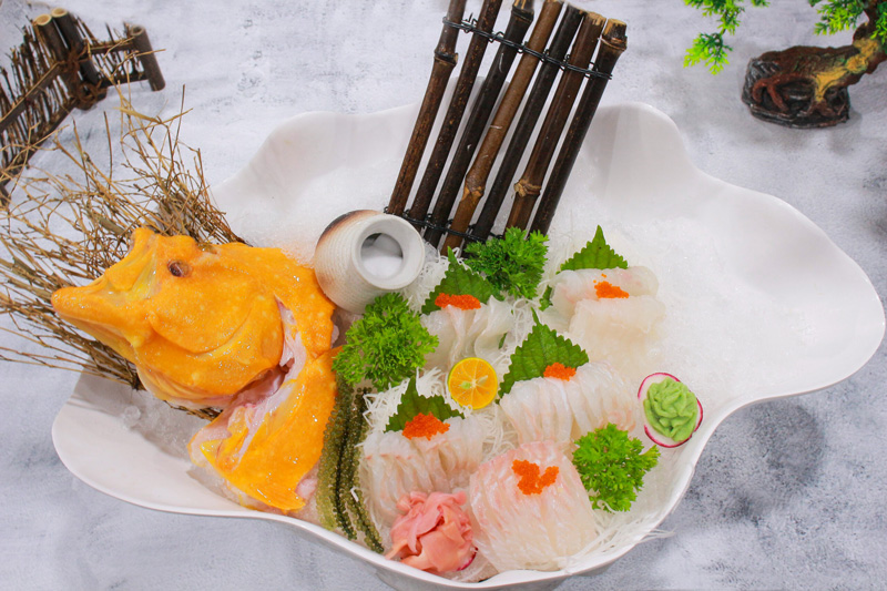 Cá bơn sashimi Hàn Quốc