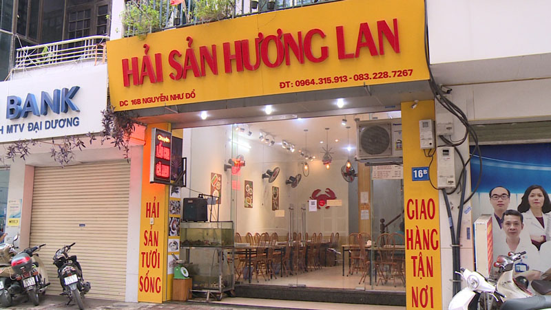 Nhà hàng hải sản ngon Hương Lan tại Hà Nội