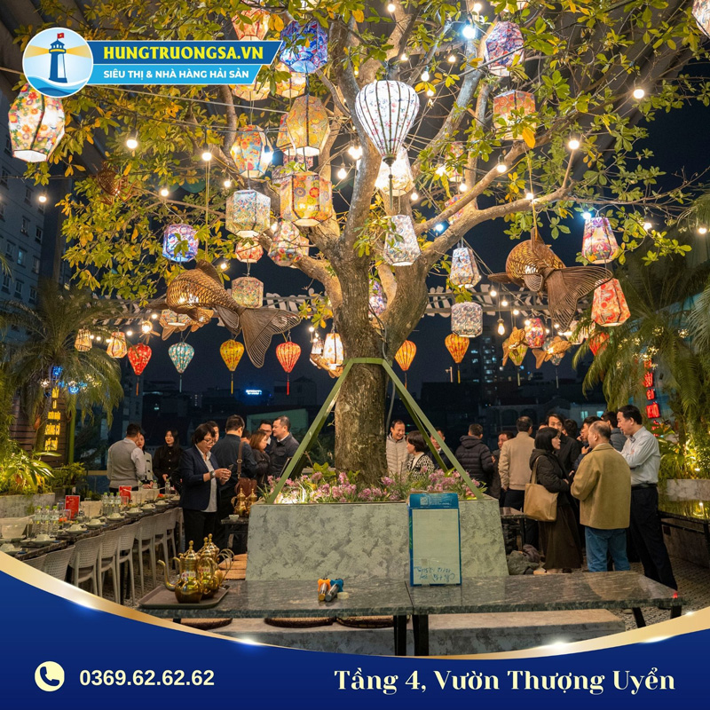 Ngoài ra Nhà hàng Hùng Trường Sa còn tổ chức sự kiện cho các bữa tiệc