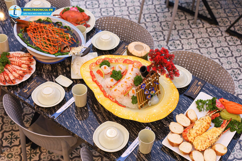 Nhà hàng Hùng Trường Sa đa dạng các món ăn từ biển