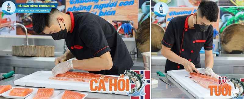 Nhà hàng Hùng Trường Sa chế biến linh hoạt theo khách yêu cầu