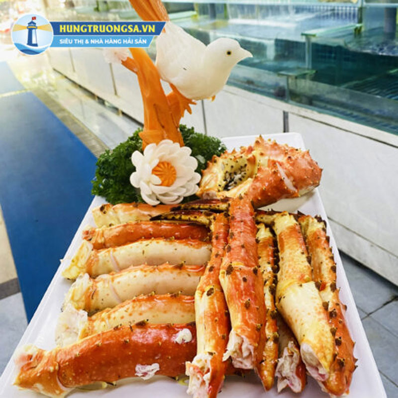 Chân cua hoàng đế giàu đạm phù hợp với người lớn