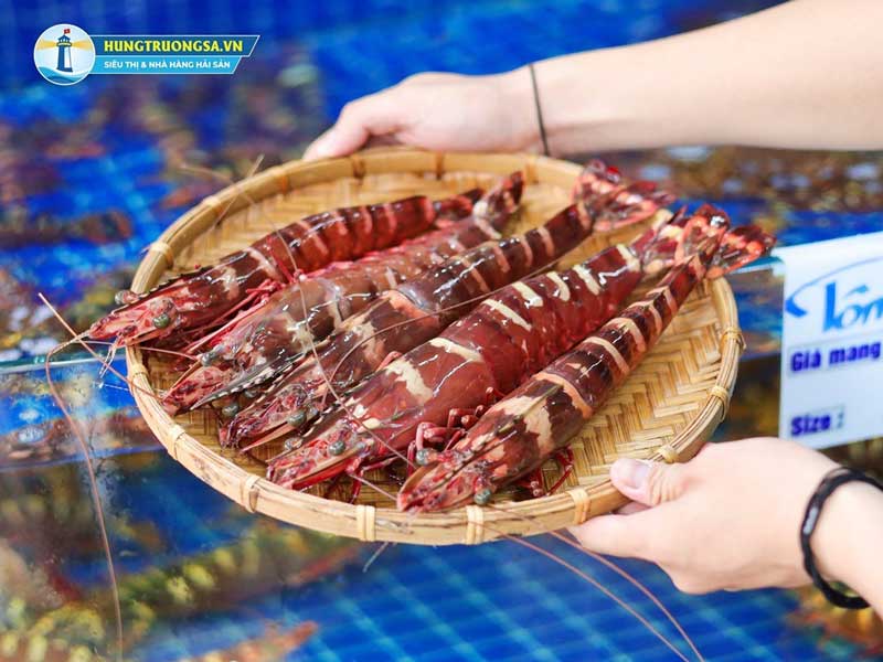 Chọn hải sản trực tiếp tại bể