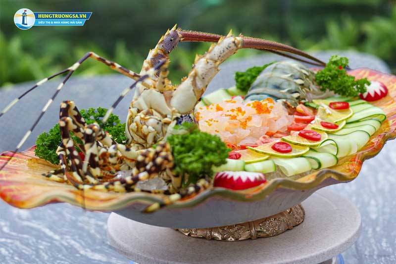 Menu Nhà hàng Hùng Trường Sa được thiết kế dựa trên tiêu chí “tươi – ngon – đẹp – đủ vị”