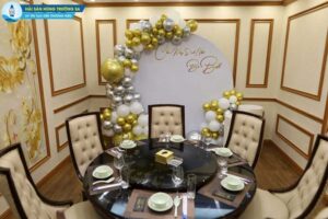 Phòng Vip Hùng Trường Sa được trang trí theo yêu cầu của khách