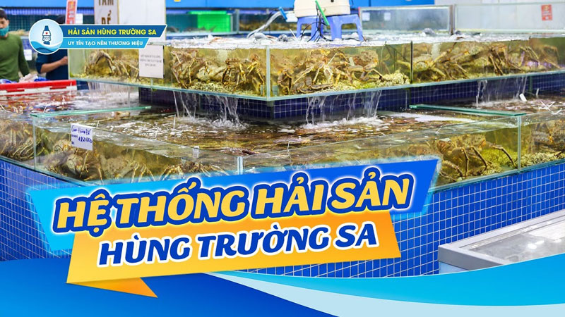 Nhà hàng Hải Sản Hùng Trường Sa luôn bảo quản hải sản đúng cách