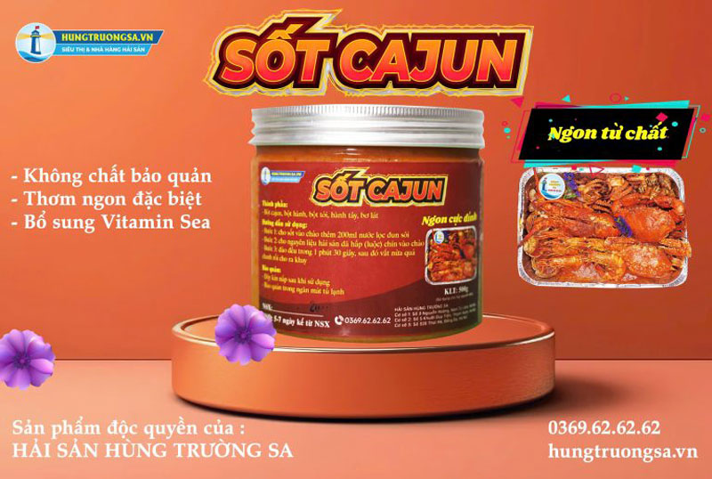 Sốt Cajun tại Hùng Trường Sa