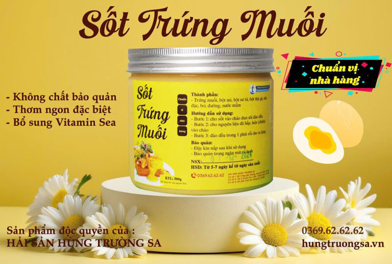 Sốt trứng muối Hùng Trường Sa