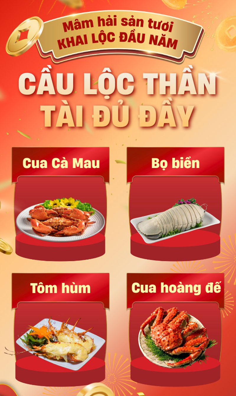 Tổ chức tiệc thần tài tại Nhà hàng Hùng Trường Sa
